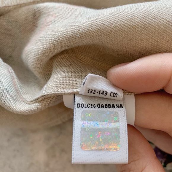 Girls Dolce & Gabbana Floral Dress - Picture 4 of 4